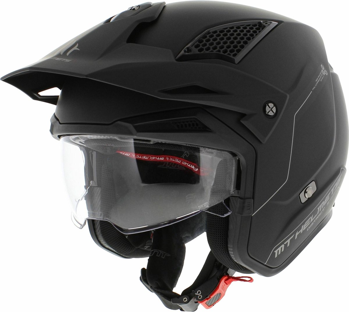 MT District S SV helm mat zwart XXL - Motor / Scooter