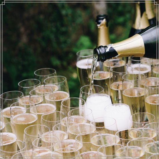 OTIX Kunststof Champagne Glazen - Herbruikbaar - 96 stuks - 150ml - Transparant - Kunststof - MERIDIAN van OTIX — afbeelding 3