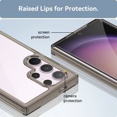 Mobigear Hoesje geschikt voor Samsung Galaxy S24 Ultra Telefoonhoesje Hardcase | Mobigear Crystal Backcover | Galaxy S24 Ultra Case | Back Cover - Grijs