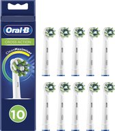 Oral-B CrossAction - Met CleanMaximiser-technologie - Opzetborstels - 10 Stuks - Voordeelverpakking 12 stuks