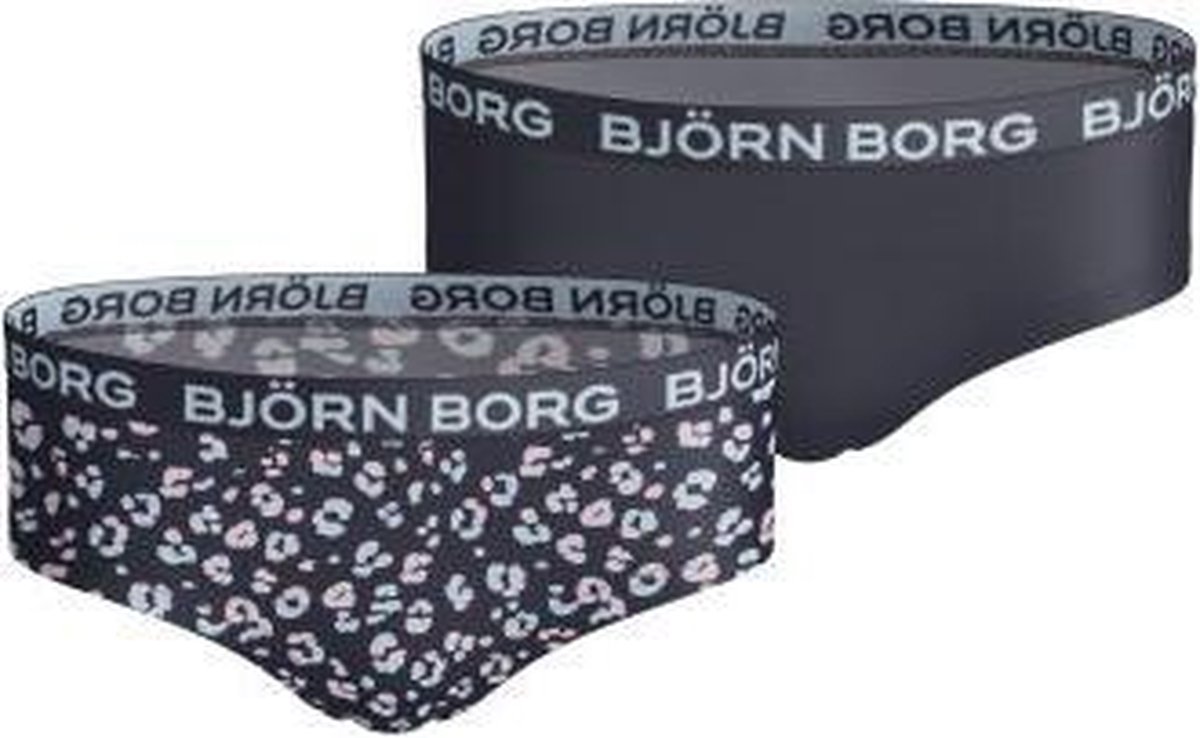 Björn Borg Bjorn Borg Sportonderbroek casual - 2p HIPSTER BB ANIMAL - blauw - vrouwen - 122
