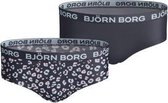 Bjorn Borg Sportonderbroek casual - 2p HIPSTER BB ANIMAL - blauw - vrouwen - 122