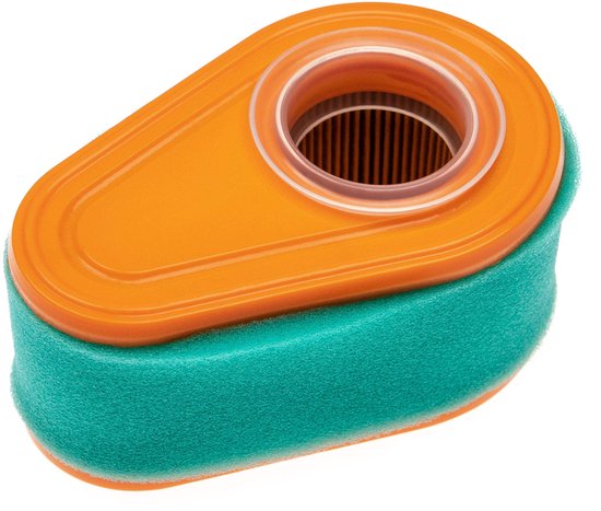 vhbw Filterset (1 x papierfilter, 1 x schuimfilter) geschikt voor Briggs & Stratton 49T77-0003-G1 motor voor gazontractor