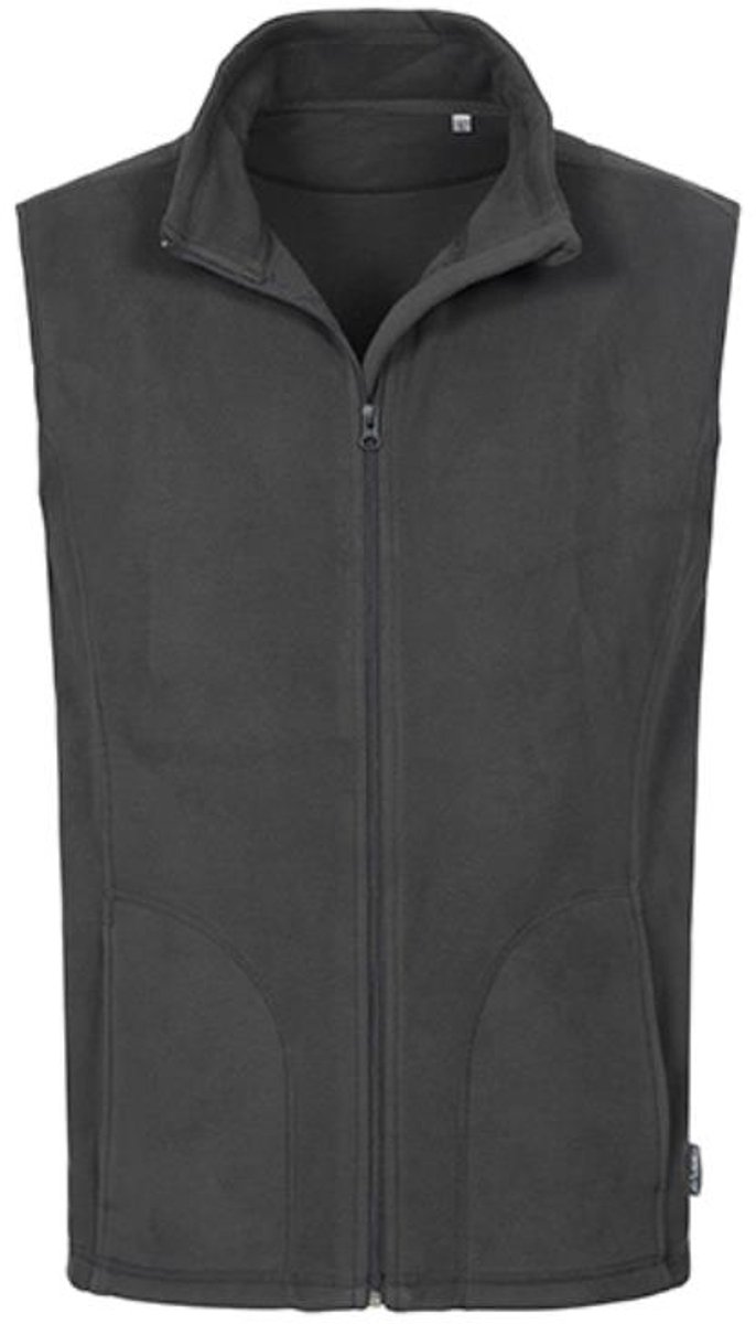 Stedman - Fleece Vest - Grey Steel (Solid) maat L