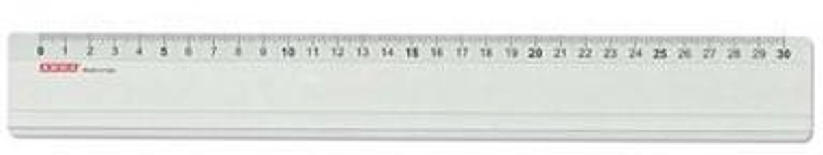 ARDA 18270 lineaal Bureauliniaal 700 mm Aluminium 1 stuk(s)