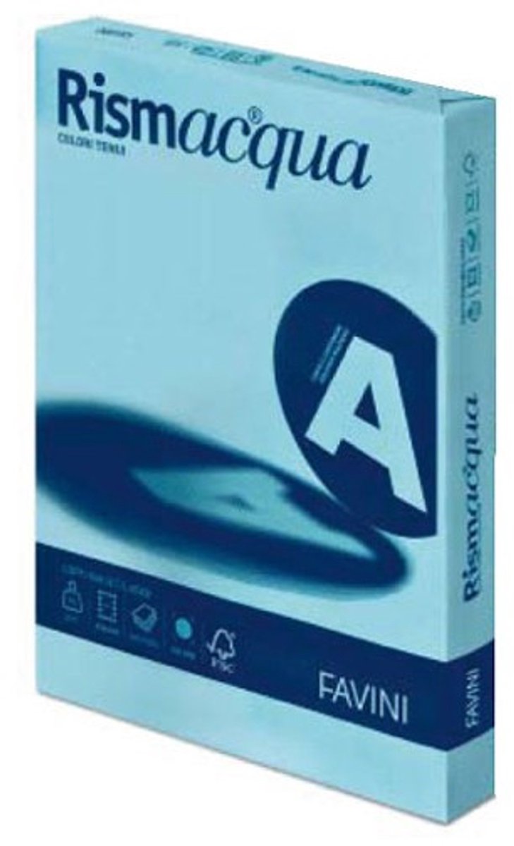 Favini Rismacqua papier voor inkjetprinter A3 (297x420 mm) 200 vel Blauw