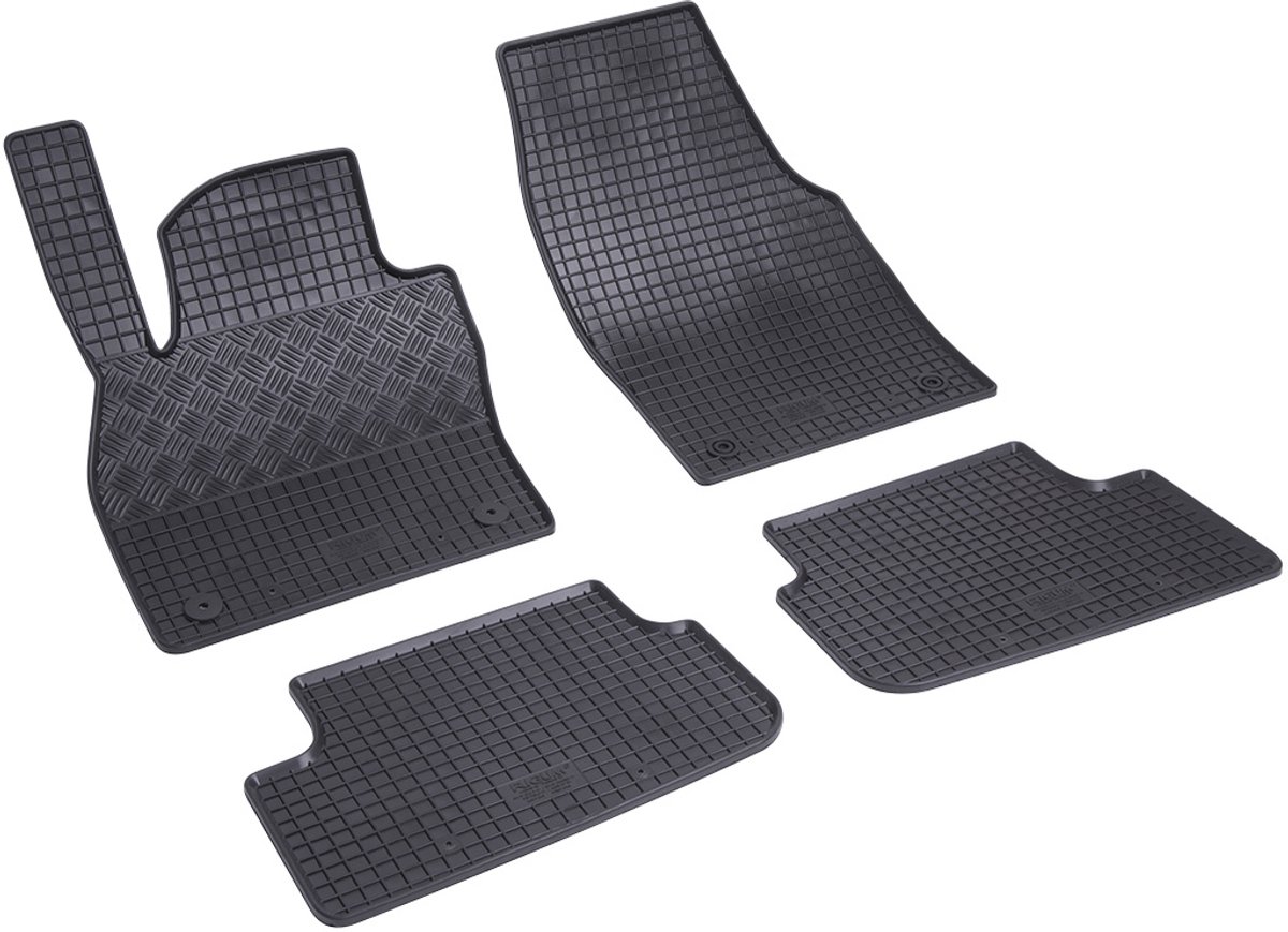 Automatten voor Audi A1, SEAT Arona, SEAT Ibiza 6F, Skoda Fabia 4, Volkswagen Polo AW, Taigo (vanaf 2017) - 4-delig - Rubber