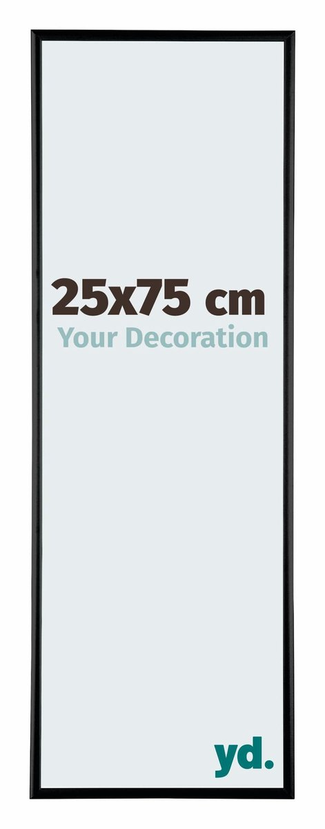 yd. Your Decoration - Fotolijst 25x75 cm - Aluminium - Zwart Mat - Kent