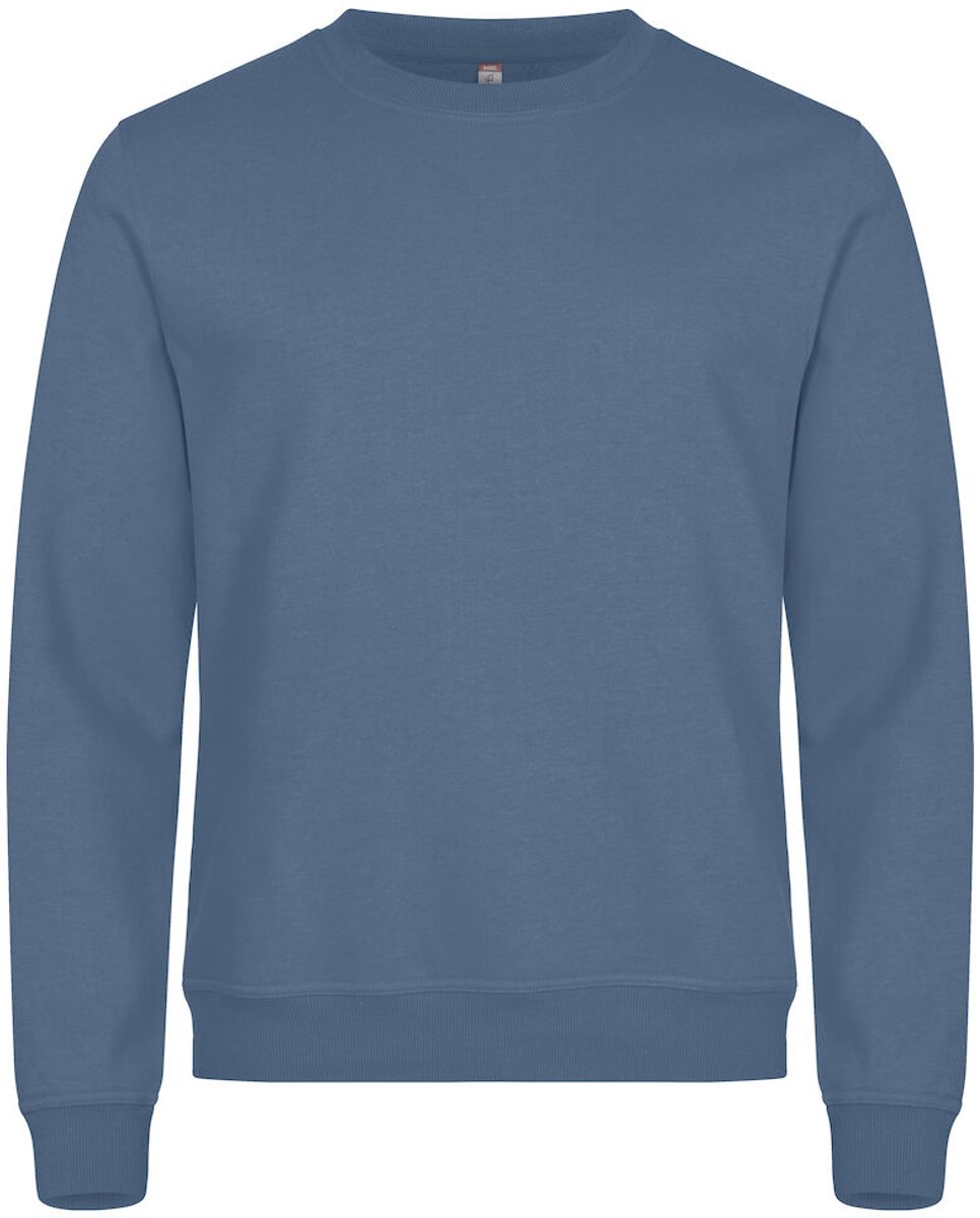 Clique Miami Roundneck 0201030 - Staalblauw - 3XL
