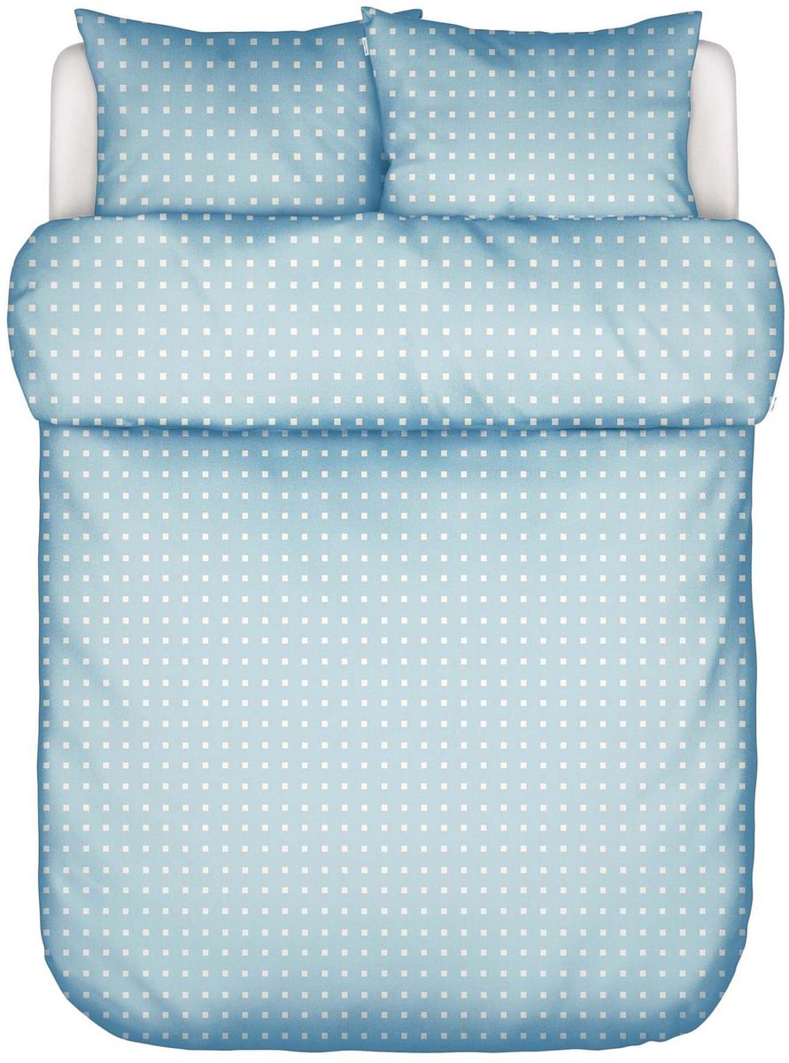 Marc O'Polo Iben Dekbedovertrek Biologisch Katoensatijn Aquamarine - Lits-Jumeaux - 240x200/220 cm
