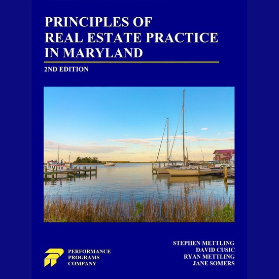 Principles of Real Estate Practice in Maryland - cover