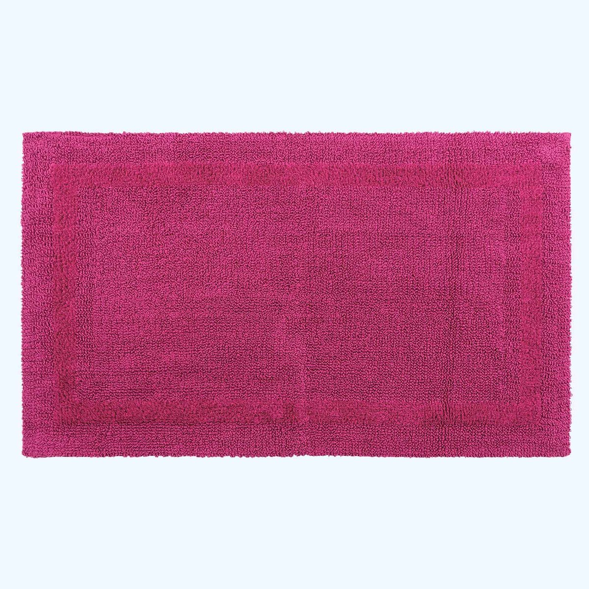 Homescapes badmat framboos 50x80 cm gemaakt van 100% katoen