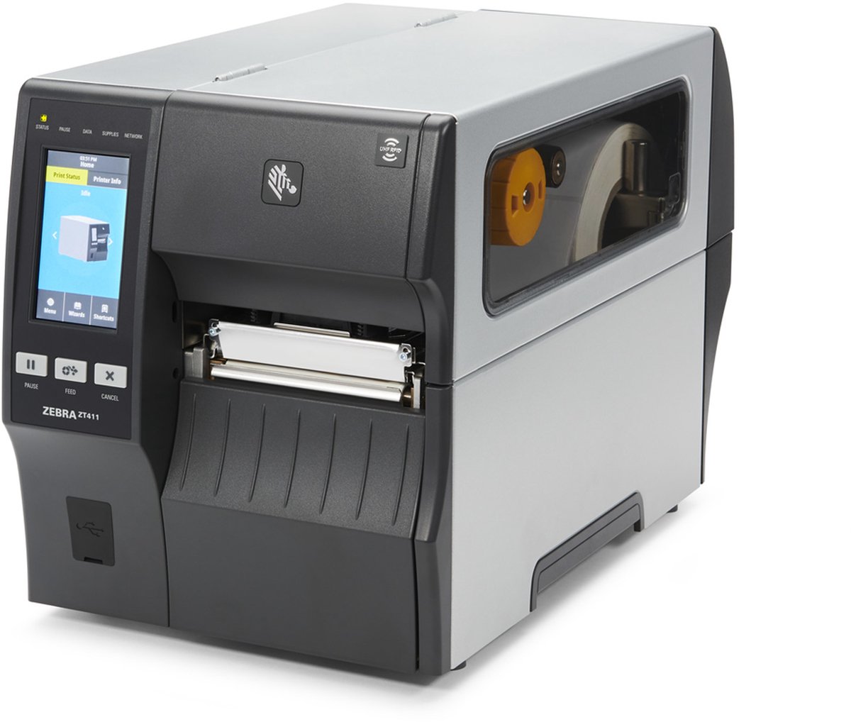 Zebra ZT411, Direct thermisch/Thermische overdracht, POS-printer, 203 x 203 DPI, 2,4 ips, 0.058 - 0.25 µm, 10,4 cm