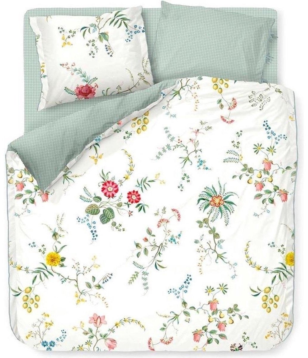 Pip Studio Fleur Grandeur dekbedovertrek - Eenpersoons - 140x200/220 - Wit