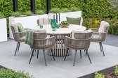 GI Linares/Trinxa Ø148 cm. (7-delig) - ronde tuinset