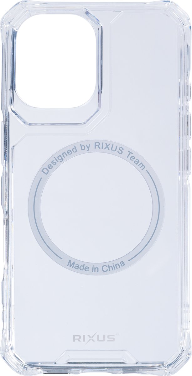 voor iPhone 16 Plus Armor-X Anti Shock Case met MagSafe Transparant