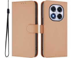 Coverup Hoesje - Geschikt voor Xiaomi Redmi Note 14 Pro 5G / Pro+ / Poco X7 Hoesje - Coverup Book Case - Beige