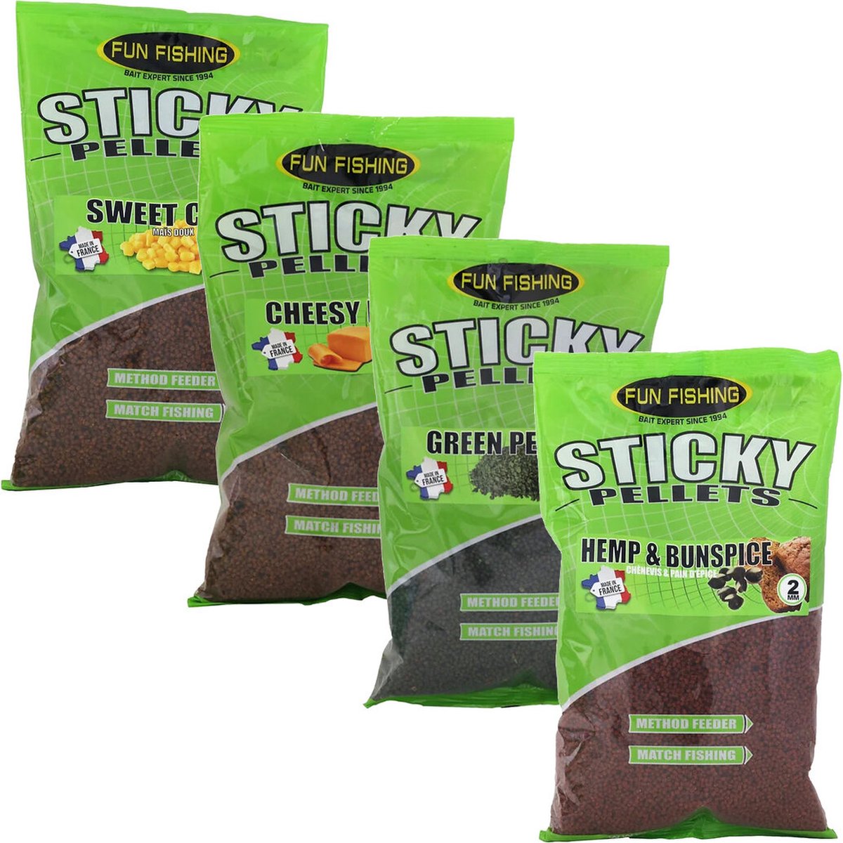Fun Fishing Sticky Pellets 2mm (700g) - Smaak : Vanille Scopex