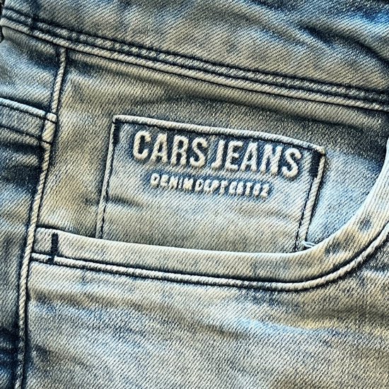 Cars Jeans - Heren Jeans - Heren - W38 X L34 - Zwart - Katoen - Blast-blue.blac