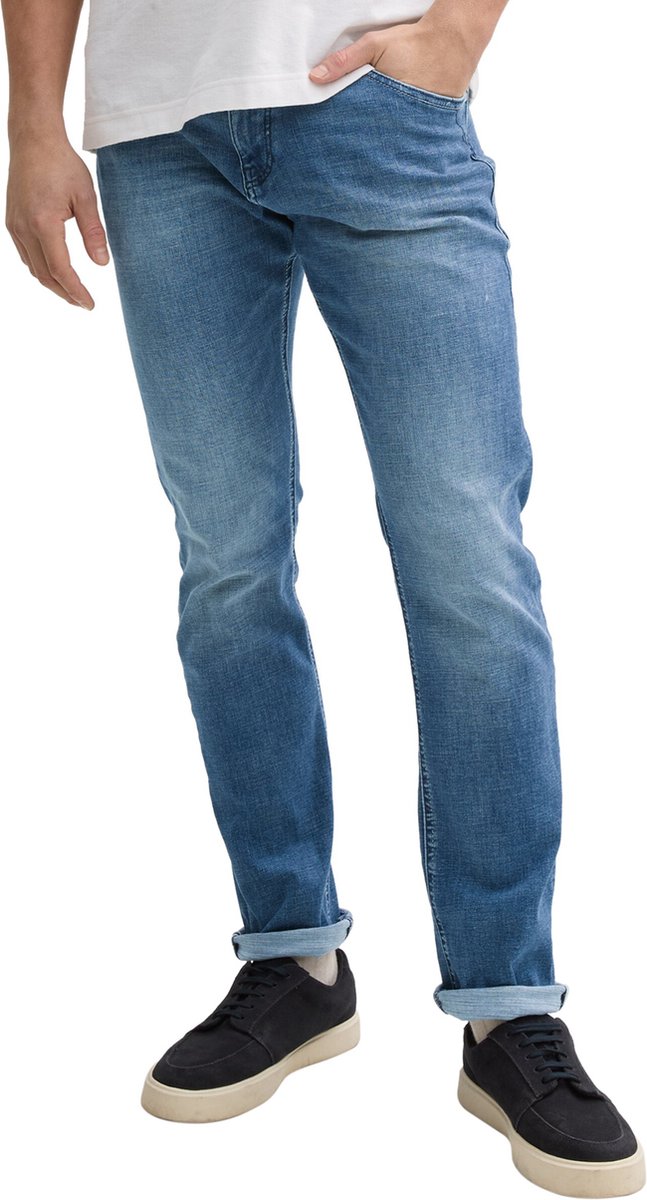 Tom Tailor - Heren Jeans - Heren - W29 X L34 - Blauw - Katoen - 1044971- Josh Regular