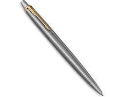 Parker Jotter balpen | Speciale Editie | 70ste Jubileumjaar roestvrij staal GT | blauwe inkt | geschenkverpakking
