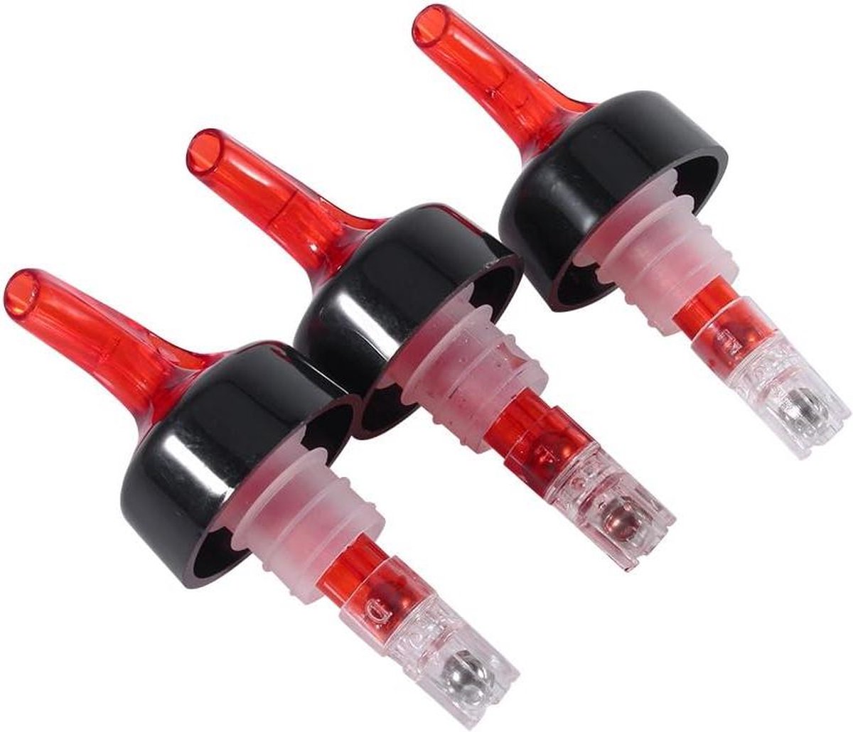 Fles Pourer 30 ml Shot Meet Liquor Fles Pourer Meetdrank Wijndispenser Plastic (Rood) - Koop Online .