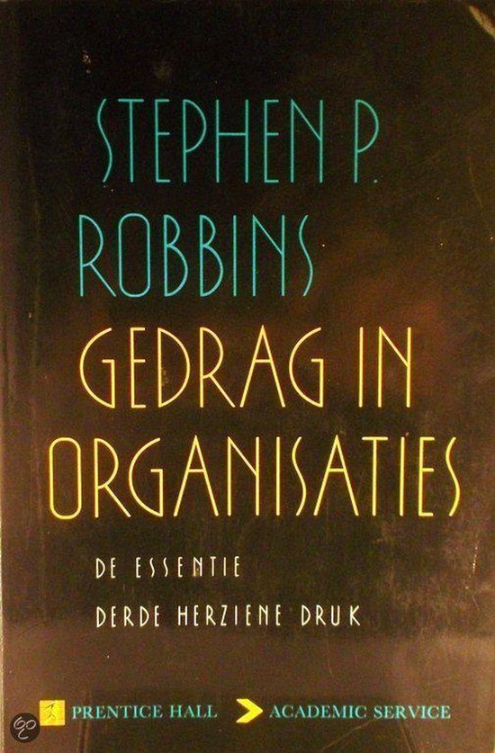 Gedrag in organisaties - cover