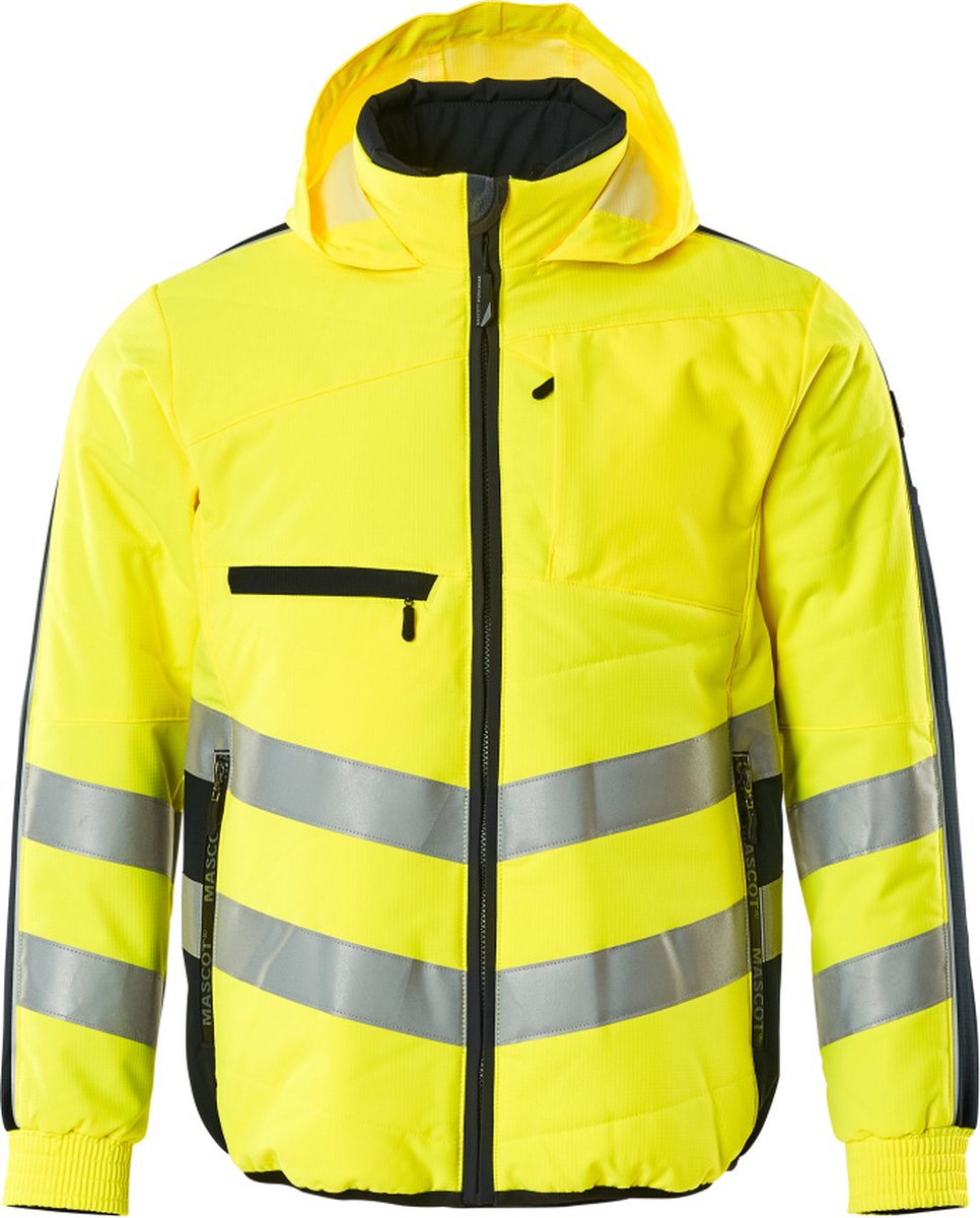 Mascot Safe Supreme Jas 15515-249 hi-vis /donkermarine Geel