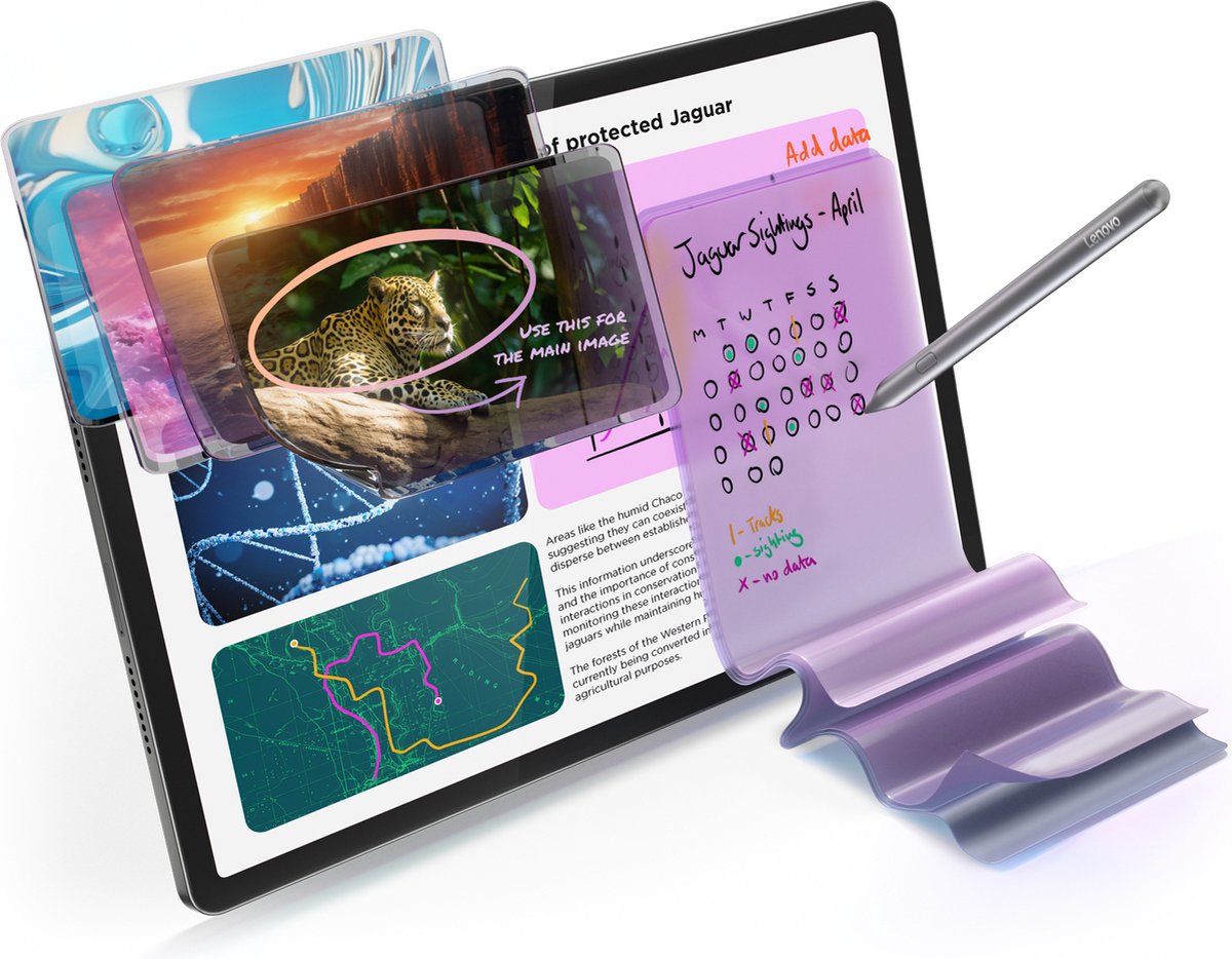 Lenovo Idea Tab Pro – 12,7 inch mat 3K‑display – Inclusief Lenovo Tab Pen Plus – WiFi — afbeelding 7