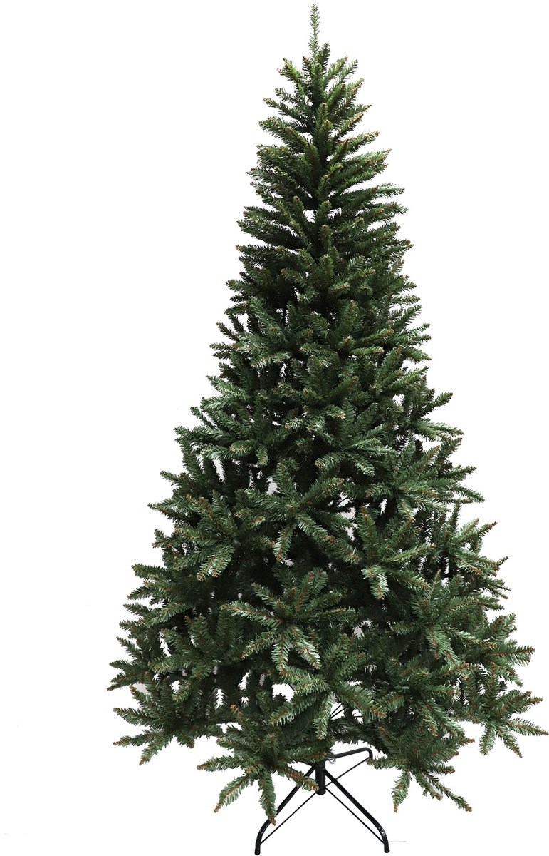 Kunstkerstboom - 180 cm - Stalen voet - Spar Groen - PVC - Viking Choice