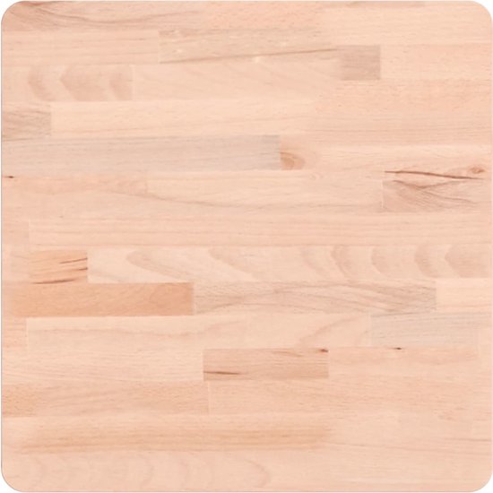 vidaXL Bureaublad 80x(36-40) x2,5 cm massief beukenhout, tafelblad, vervangend houtenbureau blad, houten blad, vervangend tafelblad, blad