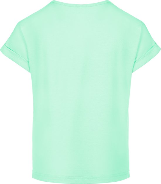 Merry Style Meisjes T-shirts Sport – Meisjes Crop – Gym – Yoga – Hardlopen – Mintgroen – 140 - MS-MS10-468-BL