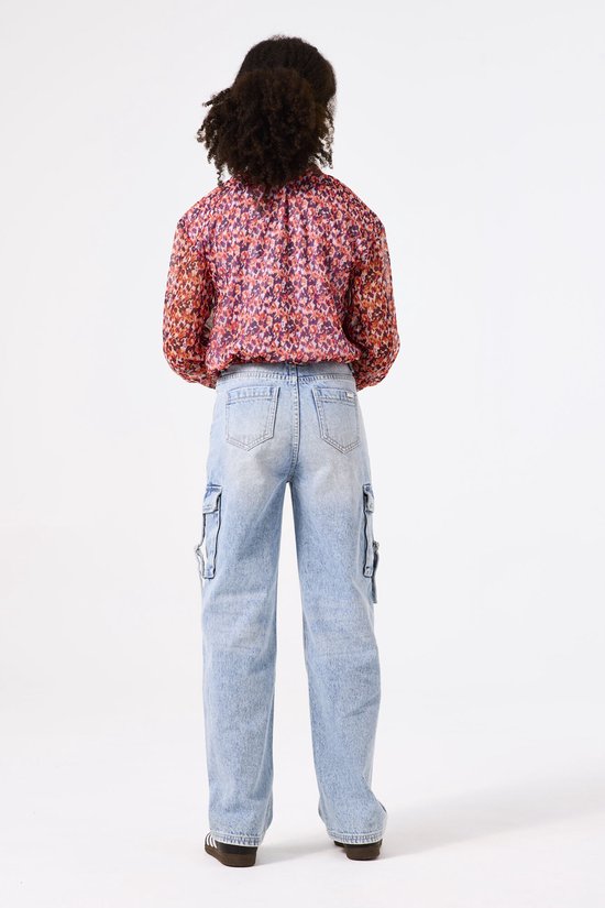 Chemisier imprimé sur toute la surface Filles GARCIA Oranje à manches longues