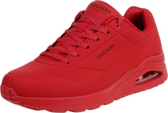 Skechers Uno - Stand On Air - Heren Sneakers - Rood