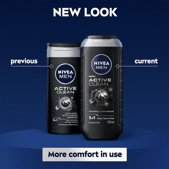 Nivea Men Douchegel Active Clean 250 ml van Merkloos — afbeelding 3