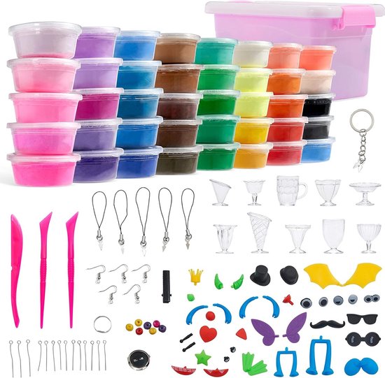 Pott'd Pottenbakkersset met klei, zonder koken, om aan de