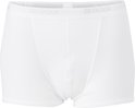 Witte Sloggi Basic Short boxer, met Sloggi logo op de tailleband.