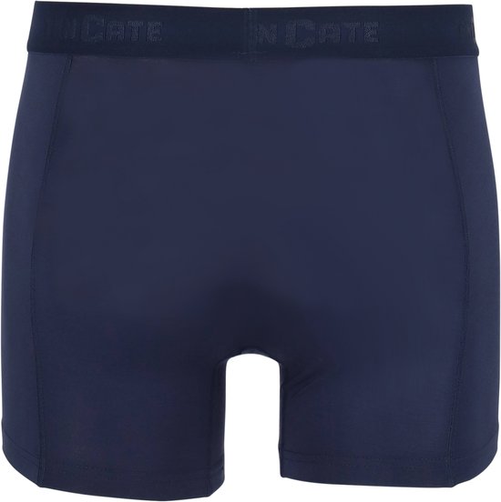 Navy Ten Cate boxershort met donkerblauwe tailleband met logo.