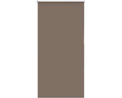 vidaXL - Rolgordijn - verduisterend - koffie - 70x130 - cm - stofbreedte - 65,7 - cm