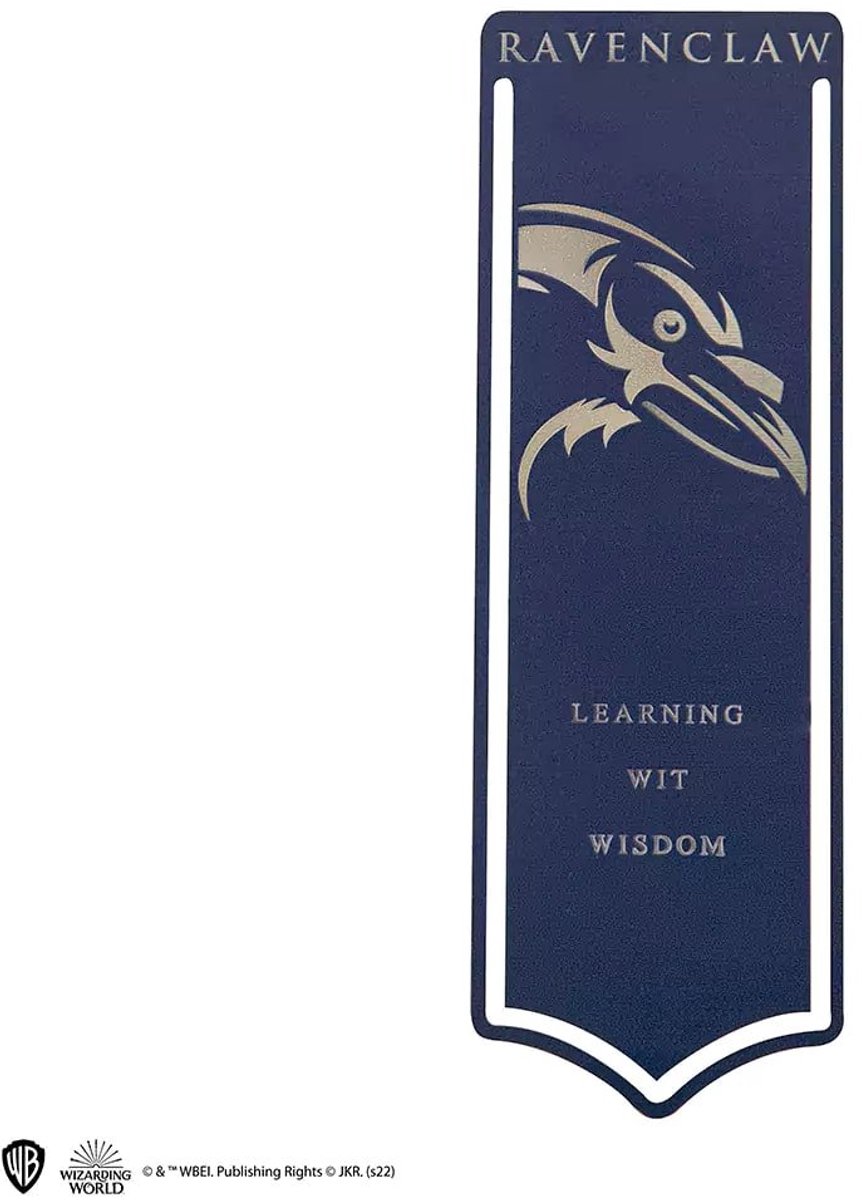 Cinereplicas Ravenclaw / Ravenklauw Crest / Wapen Metal Bookmark - Harry Potter