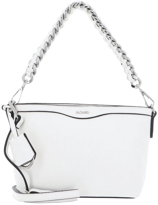 PICARD Sac à épaule bandoulière Lyon Handbag White Lily Blanc bol