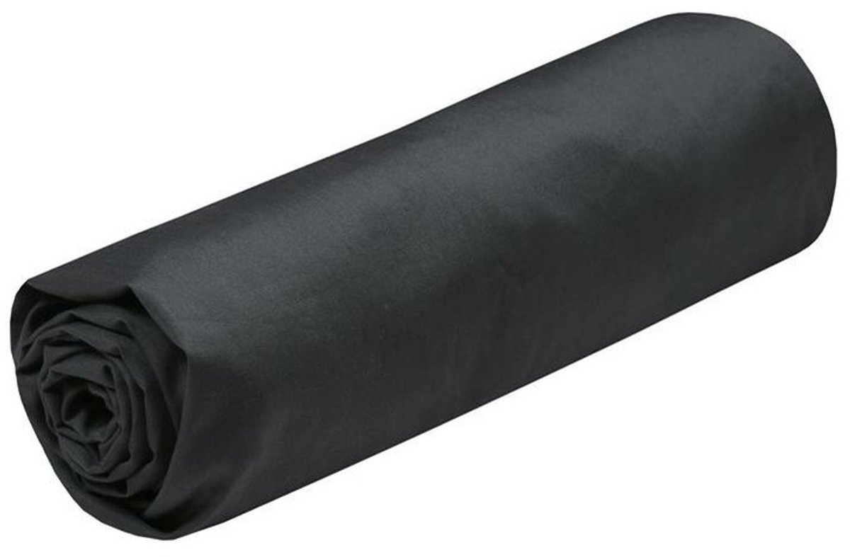 Stof Textiles Hoeslaken Elysee - twijfelaar - 140 x 200 cm - antraciet - premium kwaliteit - percal katoen - 30 cm matrasdikte