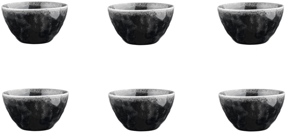 Kom MOON Ø11,5cm - 6 stuks - Encre
