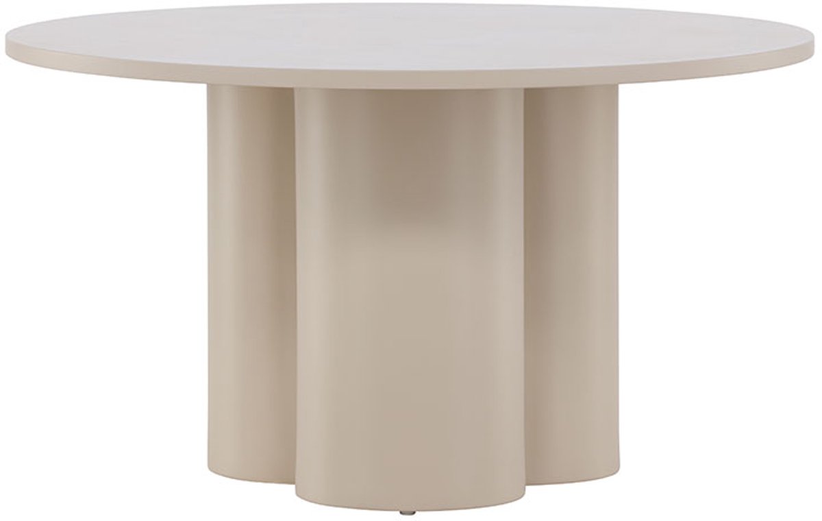 Olivia salontafel Ø80cm beige.
