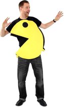 Pacman Kostuum | Geel Happertje Pacman Computerspel Kostuum | One size | Carnaval kostuum | Verkleedkleding