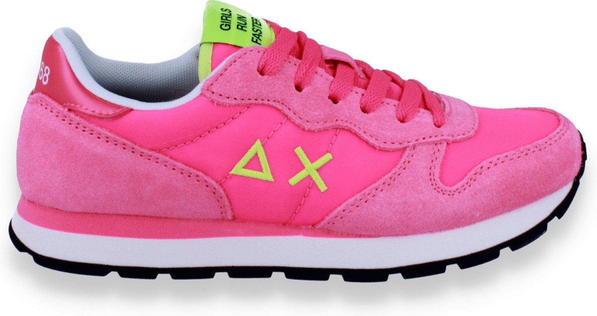 Sun 68 Meisjes Sneaker Girl's Ally Solid Nylon Teen Fuxia Fluo | Fushia | Maat: 36