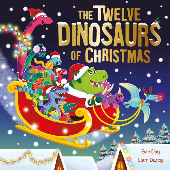 The Twelve Dinosaurs of Christmas - cover
