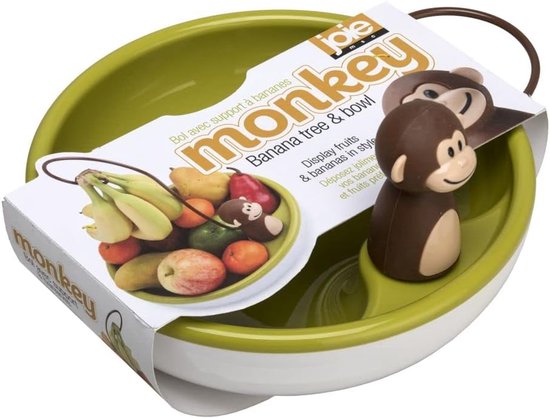 Joie - Monkey Corbeille à Fruits avec Porte Bananes - Les Secrets du Chef Joie - Monkey Corbeille à Fruits avec Porte Bananes - Les Secrets du Chef