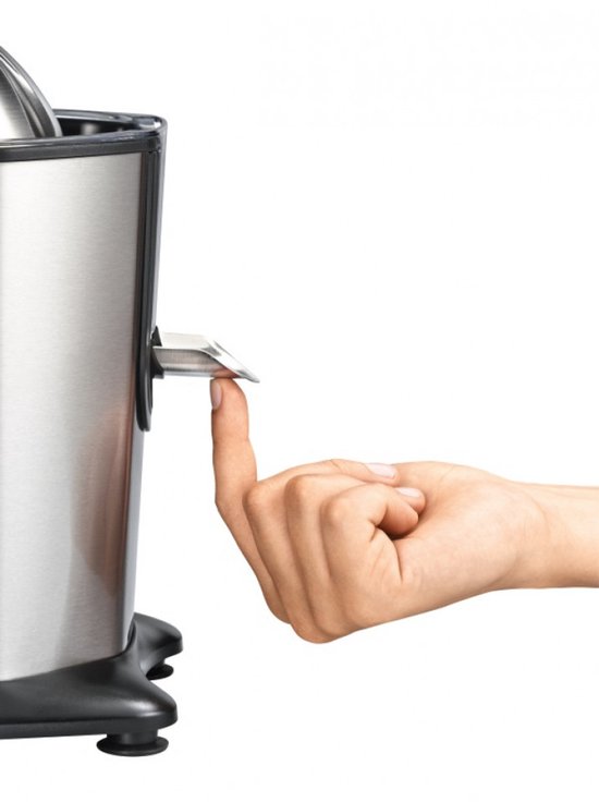 Solis Citrus Juicer 8453 Citruspers - Sinaasappelpers Elektrisch - Citroenpers Electrisch - 160 Watt - RVS Zilver