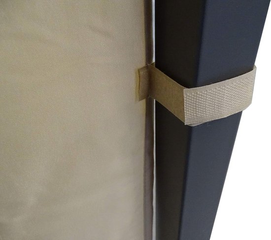 QUICK STAR 2 Seitenteile mit PVC Fenster 300x195cm für Pavillon Sahara